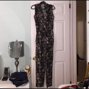 Abstract print JUMPSUIT